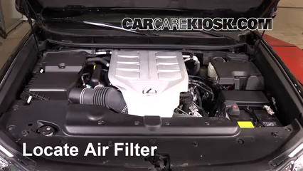 2015 Lexus GX460 Luxury 4.6L V8 Air Filter (Engine) Check